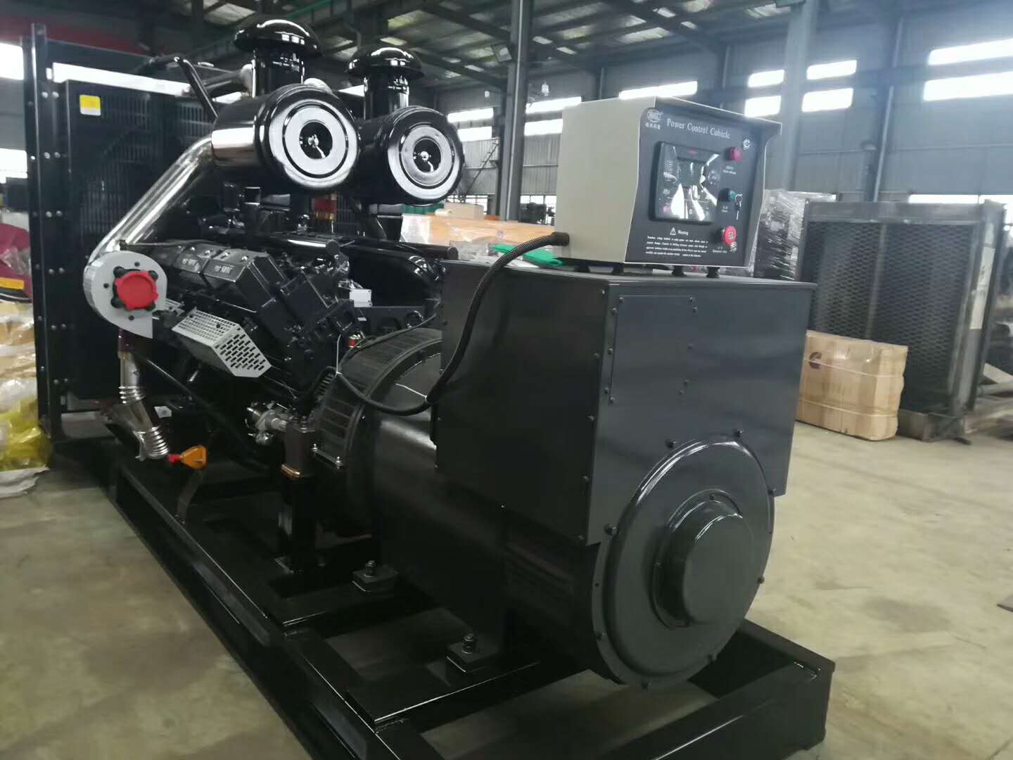 明邦科联为江西萍乡宏盛新型墙体材料厂提供500kw上柴智能发电机 明邦科联为江西萍乡宏盛新型墙体材料厂提供500kw上柴智能发电机