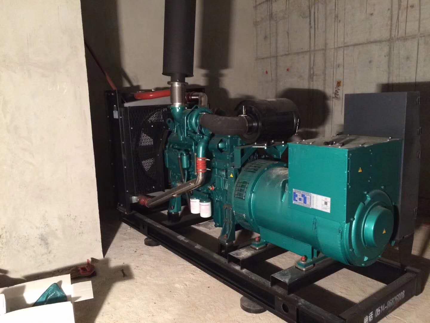 明邦为永州安大公馆安装300kw玉柴柴油发电机