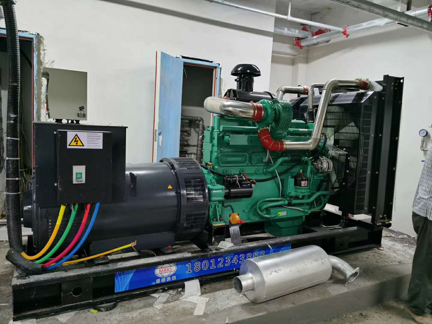 江西九江君越安装明邦300KW玉柴发电机一台 江西九江君越安装明邦300KW玉柴发电机一台