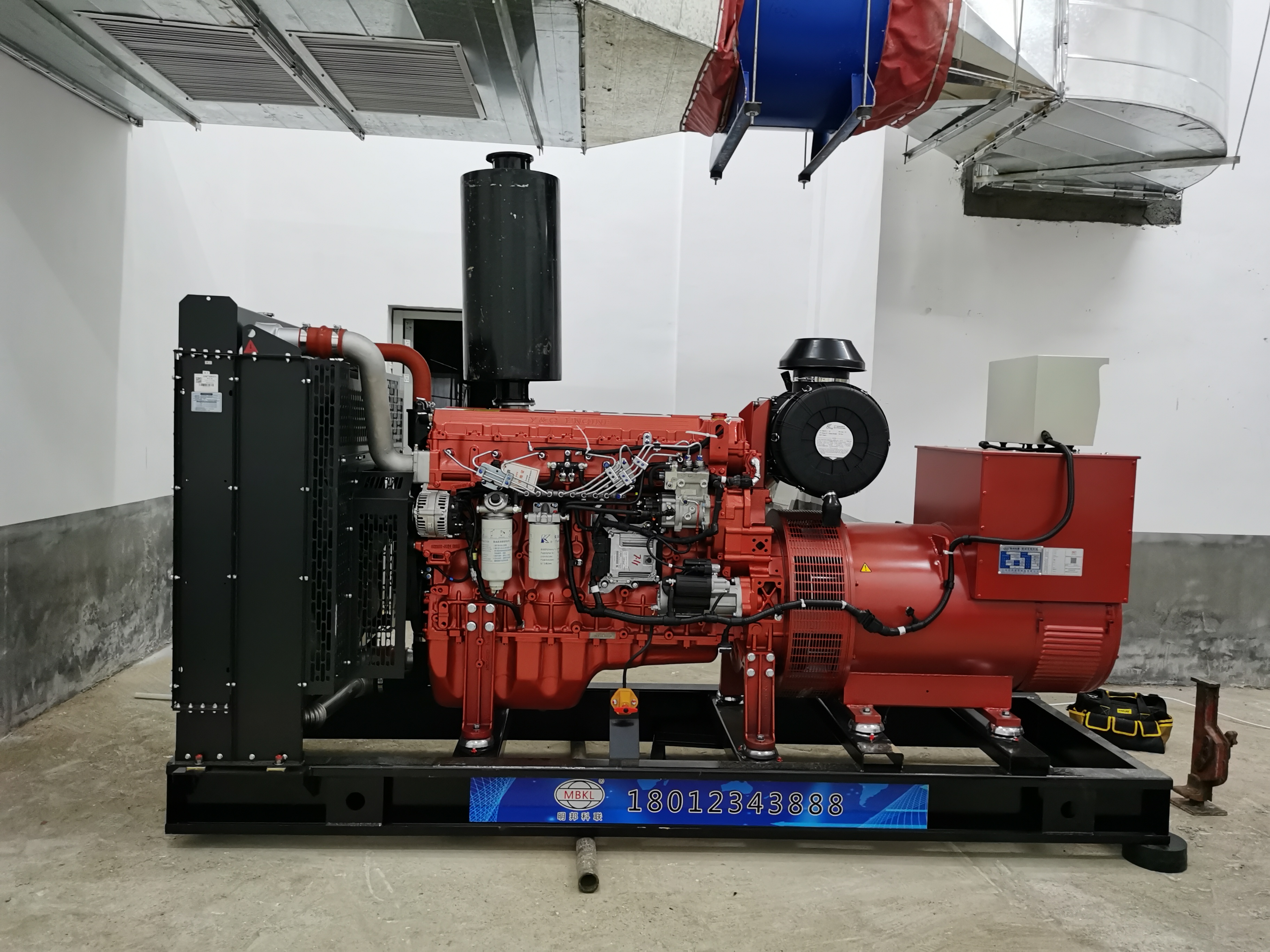 株洲300kw玉柴发电机在茶陵顺利安装完成! 株洲300kw玉柴发电机在茶陵顺利安装完成!