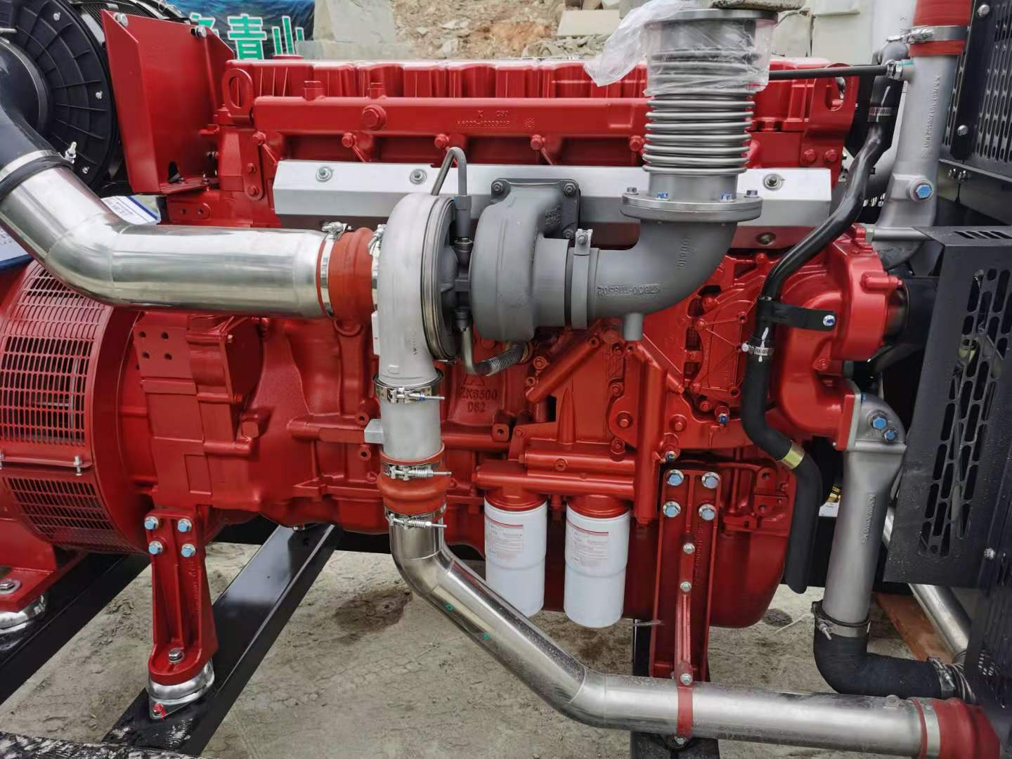 怀化溆浦石材厂安装明邦350KW玉柴发电机 怀化溆浦石材厂安装明邦350KW玉柴发电机